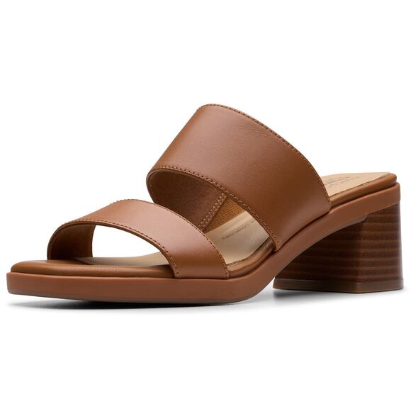 NWT Clarks Women Jaylan Dusk Tan Leather 7.5 Medium - Picture 7 of 7